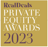 Logo of award for 'Real Deals Private Equity Awards 2023 (Finalists)'